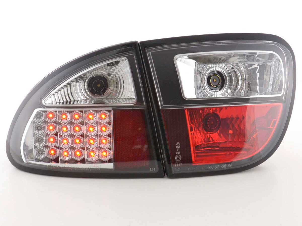 LED Rückleuchten Set Seat Leon Typ 1M 1999-2005 schwarz LED Rückleuchten Set Seat Leon Typ 1M 1999-2005 schwarz